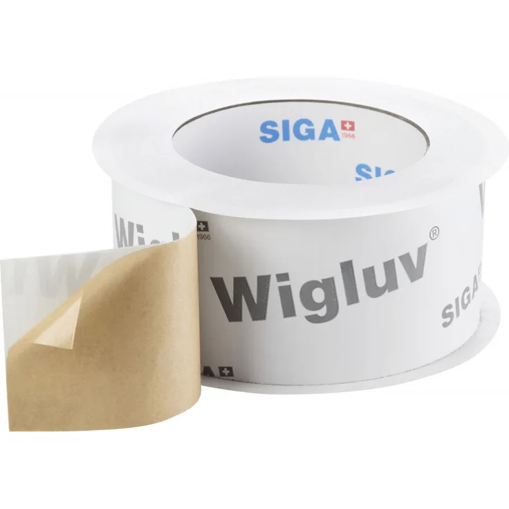 Siga Wigluv 15 m Klebeband 15 m, 6 cm breit, weiß