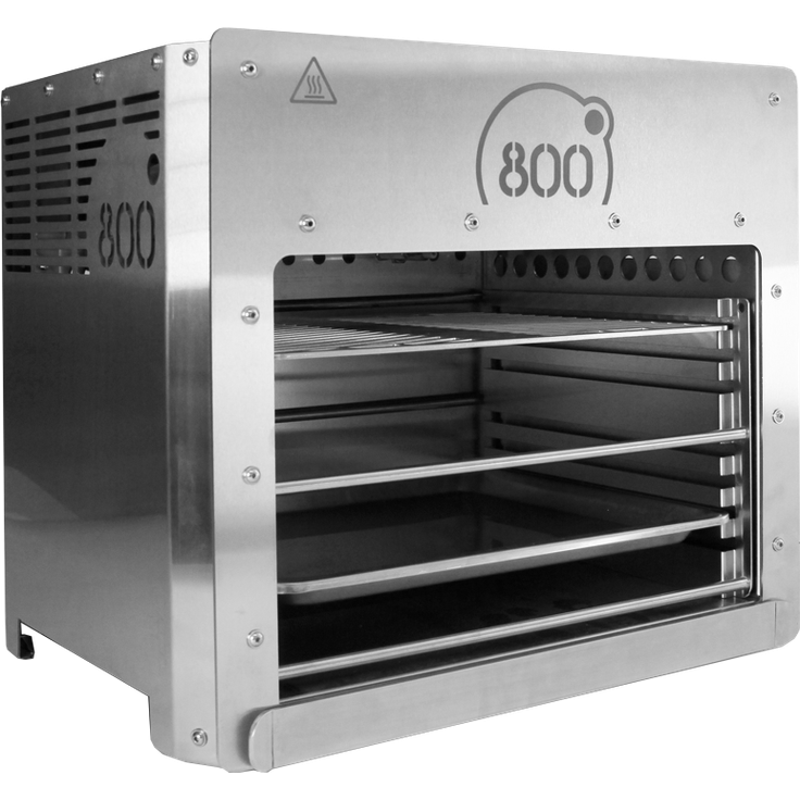 intergrill 800 Grad Oberhitze-Gasgrill XXL Steakgrill Hochleistungsgrill 24,8kg Oberhitzegrill Doppel-Brenner Edelstahl inkl. 3 Grillroste Gastroschale Schutzschublade Griff Profi Qualität, Maße 42,9 x 37 x 42,5 cm – Bild 1