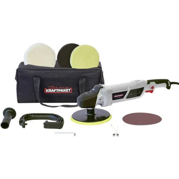 Dino KRAFTPAKET Rotation 640228 Rotationspoliermaschine 230V 1500W 400 - 3000 U/min 150mm