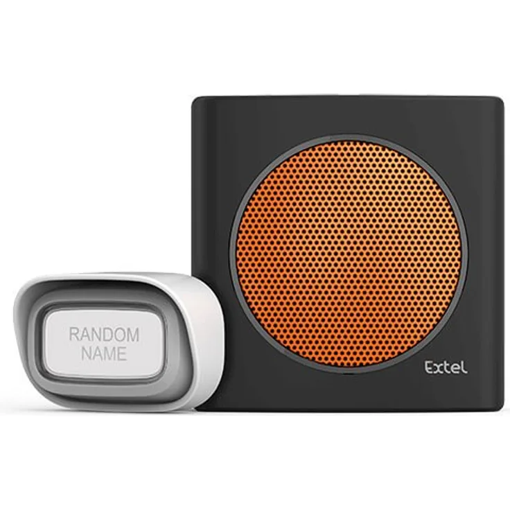 EXTEL diBi Flash Soft Black & orange Funk Gong - bis zu 200m Reichweite