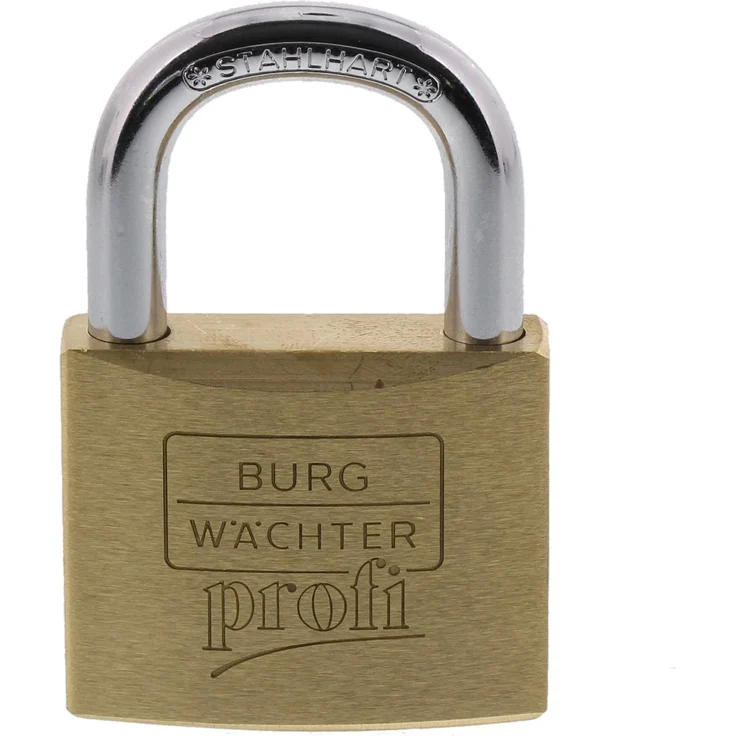 BURG-WÄCHTER Vorhängeschloss, Profi 116 50 SB, inkl. 2 Schlüssel, Bügelstärke: 8 mm – Bild 1