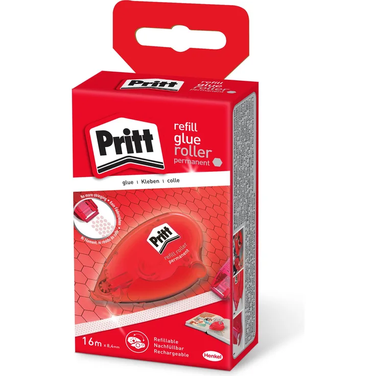 Pritt ZRRPH Kleberoller Refill, permanent, Bandlänge: 16 m, Bandbreite: 8.4 mm, 5 Stück