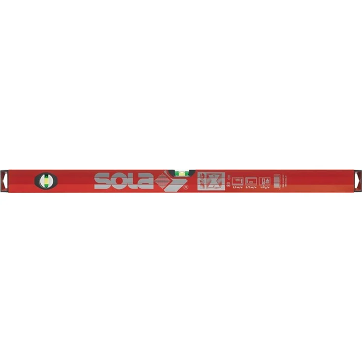 Sola Wasserwaage L.60cm BIG X Libelle-Lupeneffekt Alu.-Profil – Bild 1