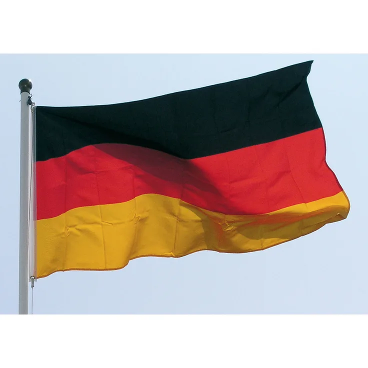 GAH Deutschland-Fahne 1500 x 900 Schwarz Rot Gold mit 2 Ösen - GAH Alberts