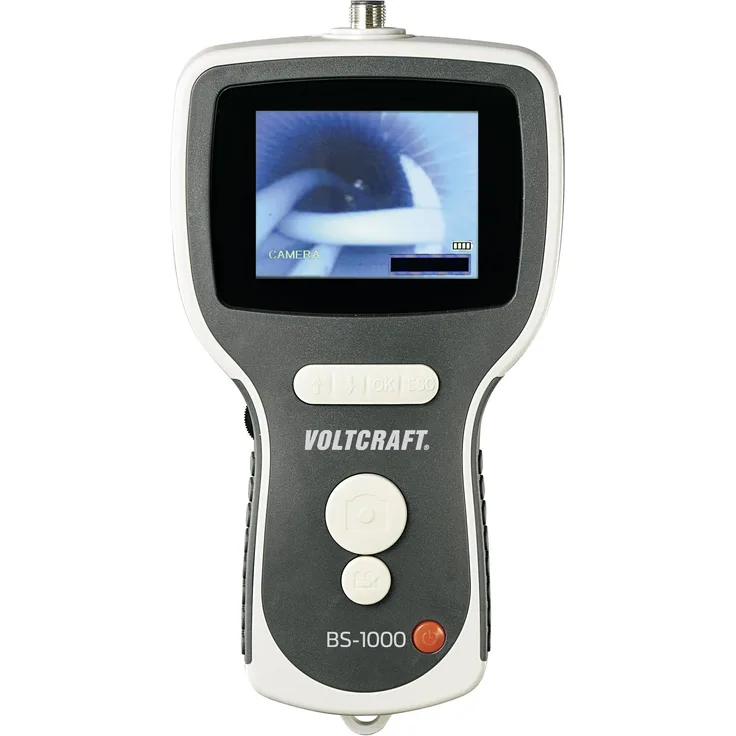 VOLTCRAFT BS-1000T Endoskop-Grundgerät BS-1000T TV-Ausgang, Video-Funktion, Bild-Funktion, Stativ-Gewinde, Bildrotation
