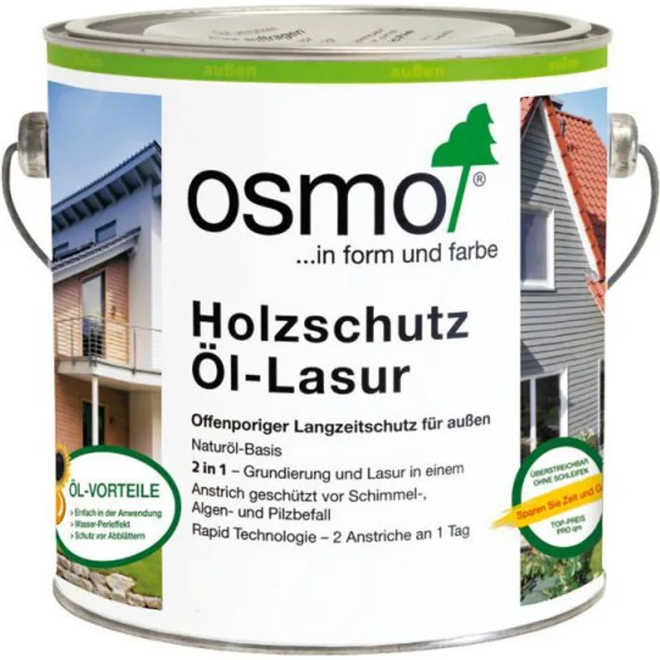 Osmo Holzschutz Öl-Lasur Zeder 2,50 l - 12100039