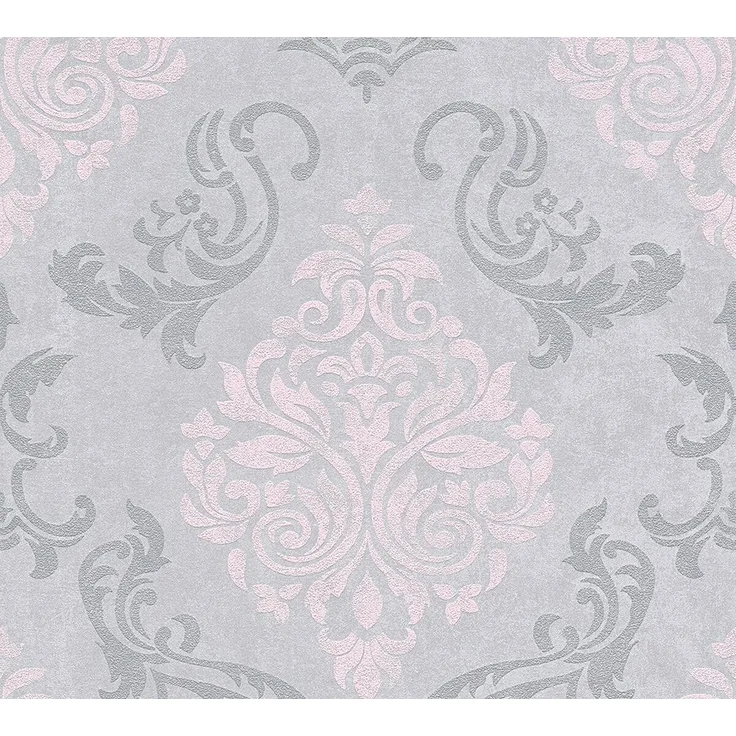 AS Creation Vliestapete Memory 3 Grau-Rosa, Ornament, 953726 Tapete