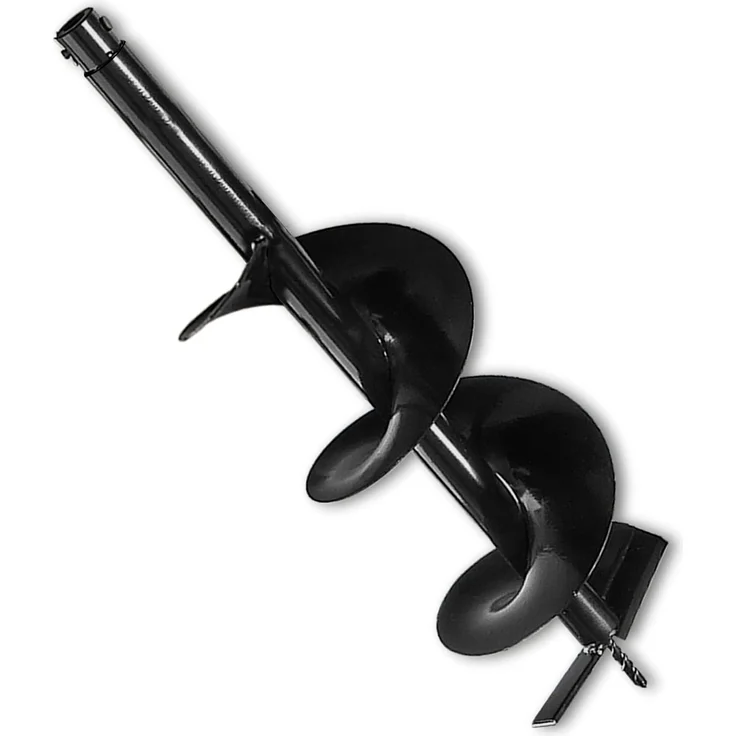 Nemaxx B250 Bohrkopf - Ersatzbohrer für Erdlochbohrer Pfahlbohrer Erdbohrer - Durchmesser: 250mm – Bild 2