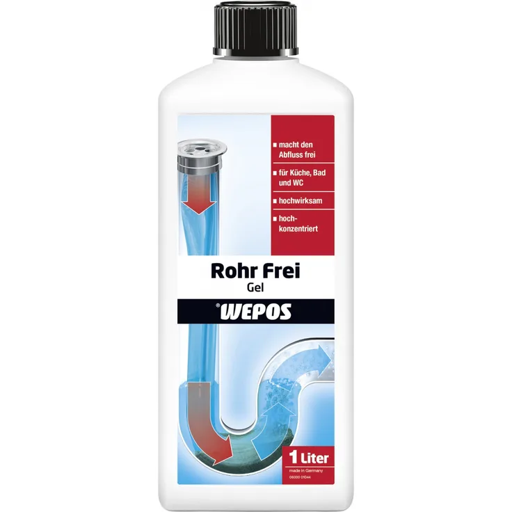 Wepos Rohrfreigel für Küche und Bad 1 l