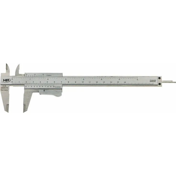 Helios Preisser Messschieber mit Momentklemmung DIN 862 Messbereich 0-150 mm, 0198501