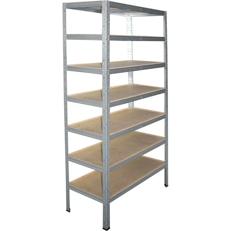 HOME Steckregal 180x70x40 cm verzinkt mit 7 Böden - Shelfplaza