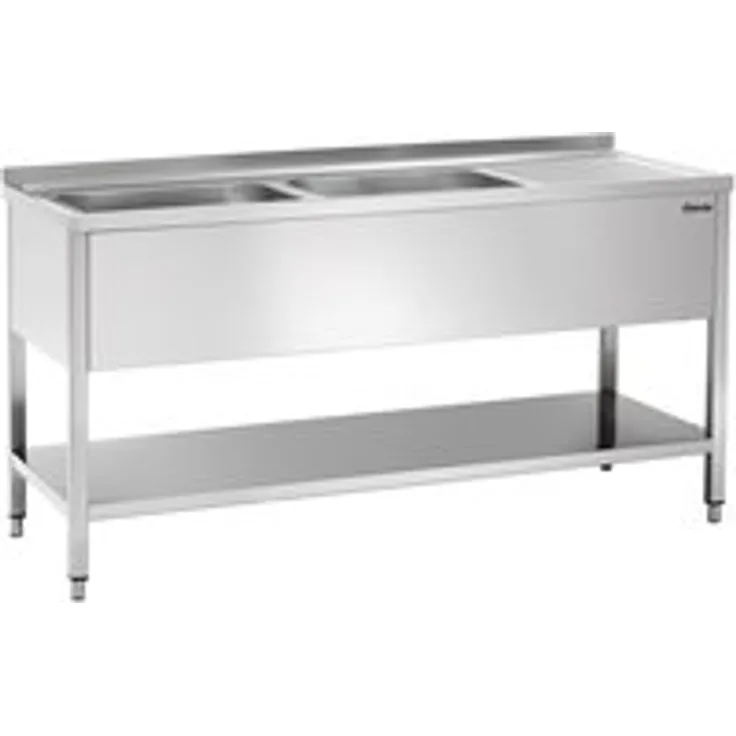 Bartscher Spülcenter 700, B1600 2Becken RE