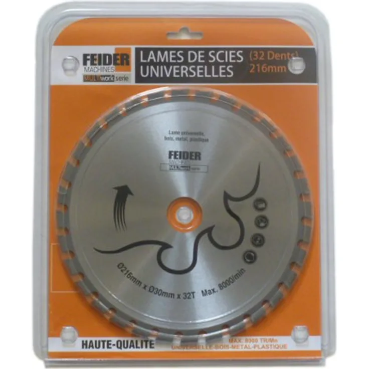 Feider F216LU Universal Klinge für mehrere-Material 216 x 30 mm 32 Zähne