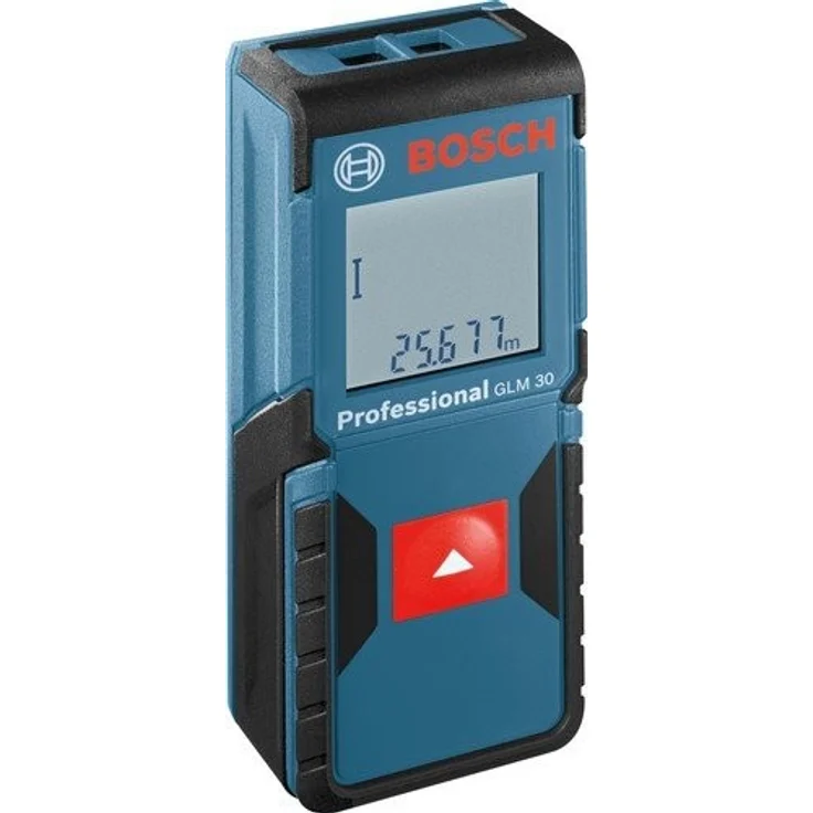 Bosch Professional Laser Entfernungsmesser GLM 30 (Ein-Knopf-Bedienung, max. Messbereich: 30 m, 2x 1,5-V Batterien, Schutztasche) – Bild 2