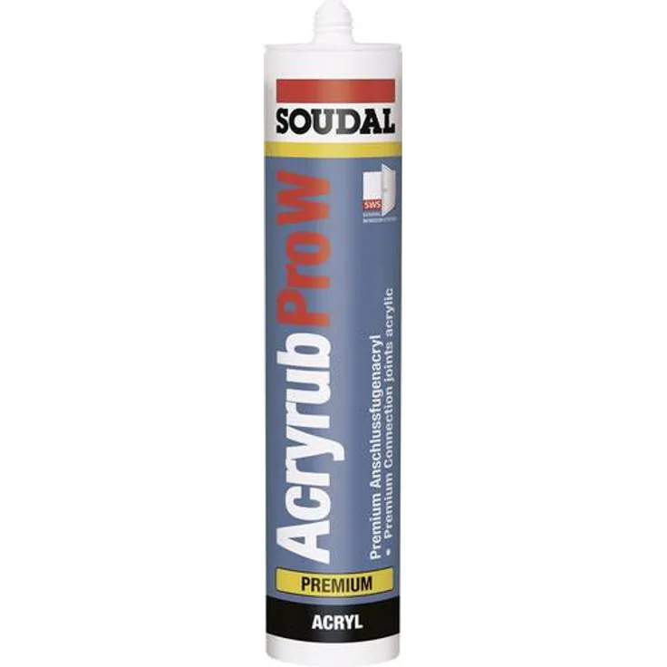 Soudal ACRYRUB PRO W Acryl Herstellerfarbe Grau 9204 310ml