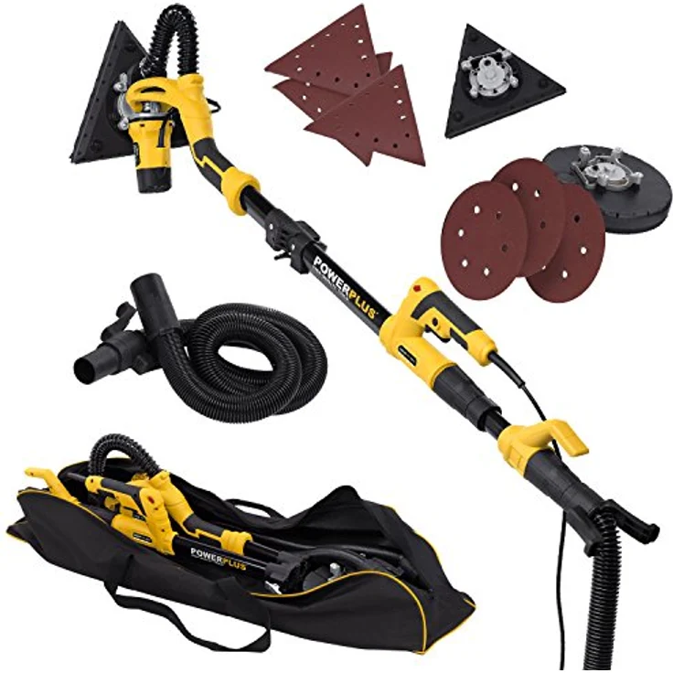 PowerPlus 2-in-1 Kombi-teleskop Trockenbauschleifer(710W), POWX0477 – Bild 1