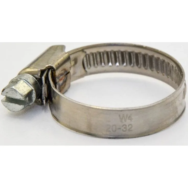 Aquaristikwelt24 Edelstahl Schlauchschelle 20-32mm für 1 Schläuche Schlauchklemme Klemme Bewässerungszubehör