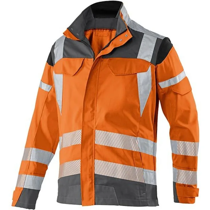 Kübler Warnschutzjacke Reflectiq 1207 52, orange-grau