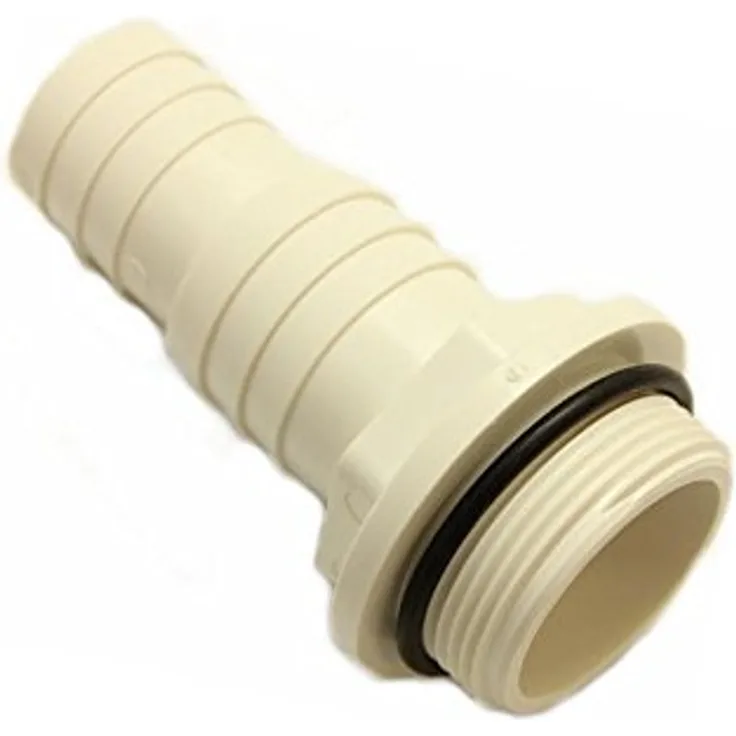 PCS PVC Schlauchstutzen - 32/38mm mit 1 1/2 Aussengewinde (644)