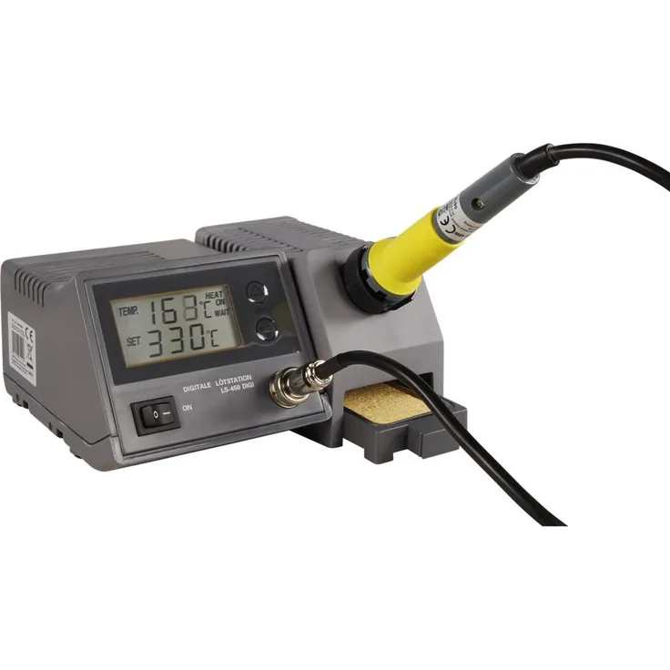 Digitale Lötstation McPower LS-450 digi 230V - 50 Hz 48W-Lötkolben grau