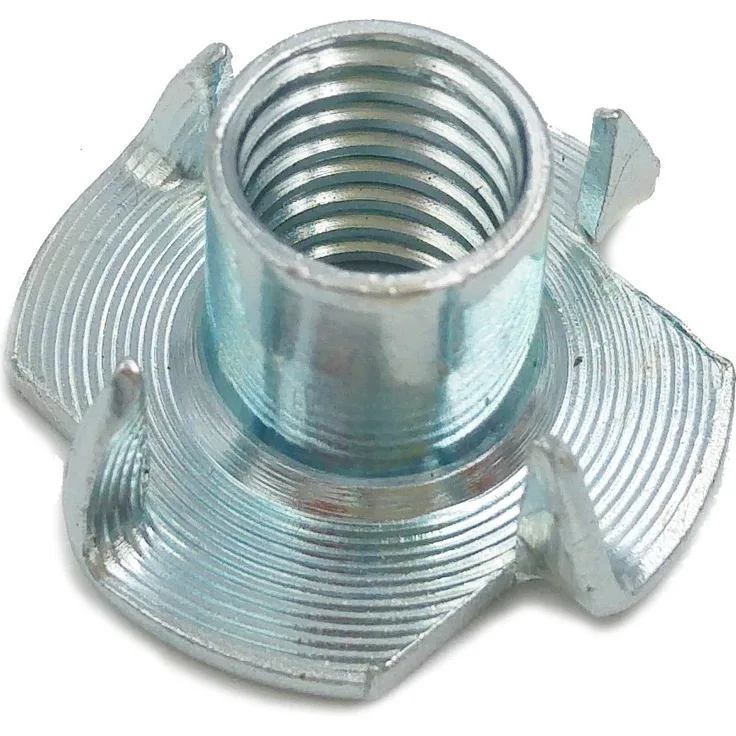 PARCO Einschlagmuttern mit 4 Einschlagspitzen M10 x 11 mm, verzinkt, 100 Stück