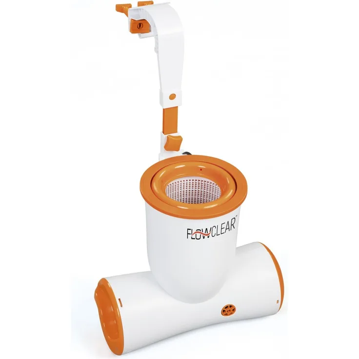 Bestway Flowclear Einhängefilter Skimatic Wasserfilter, weiß/orange, 2.574 l/h