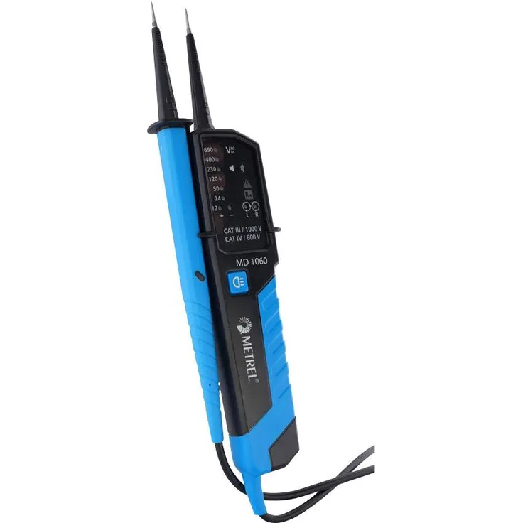 Metrel MD 1060 Zweipoliger Spannungsprüfer CAT III 1000 V, CAT IV 600V LED, Akustik