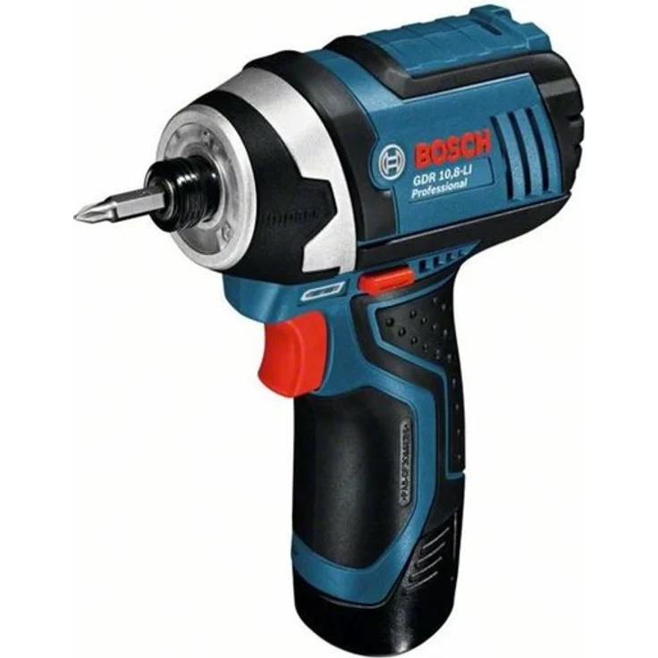 Bosch Professional 12V System Akku Drehschlagschrauber GDR 12V-105 (2x 2.0Ah Akkus & Ladegerät, in L-Boxx) – Bild 1