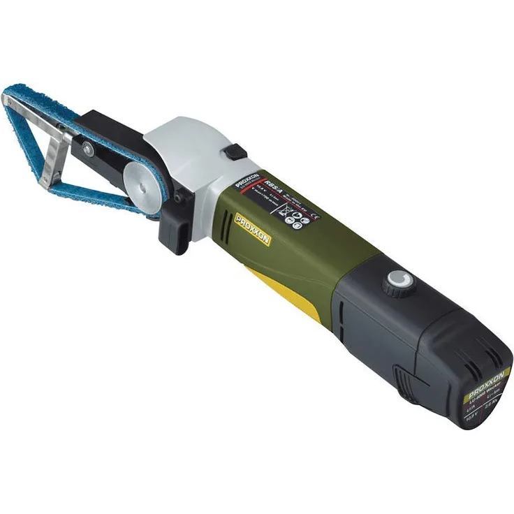 Proxxon 29830 Akku-Rohrbandschleifer (Schleifgerät) - 200-700 m-min, 10 x 330 mm - für perfekte Oberflächen