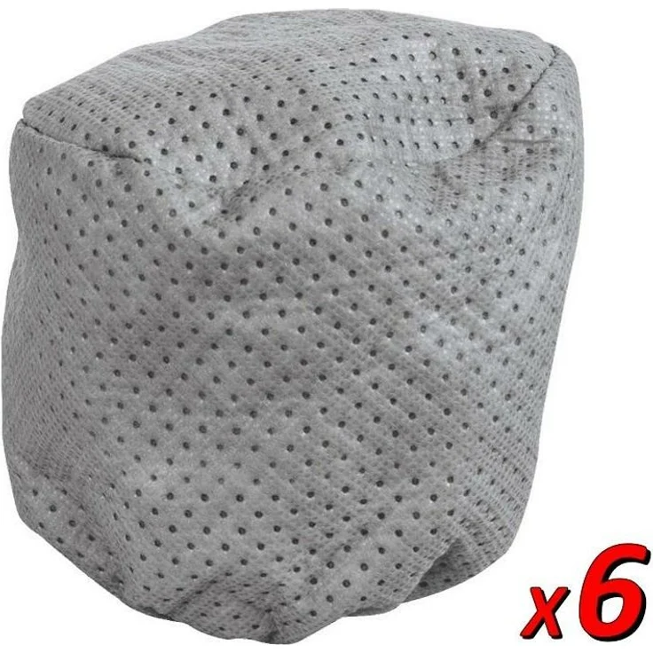 Scheppach Stoffbeutelfilter Set | 6 Stück | für Scheppach Nass/Trockensauger ASP12-ES - ASP30-ES - ASP50-ES