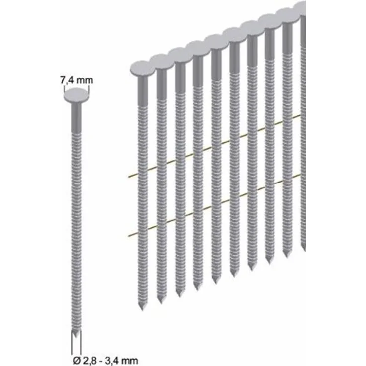 Prebena Coilnagel a 7200 Stck CNW25-65BK