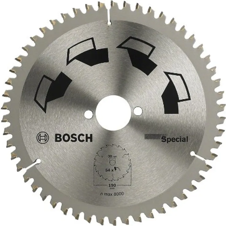 Bosch DIY Kreissägeblatt Special für verschiedene Materialien (Ø 210 mm, 64 Zähne)