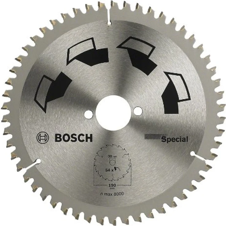 Bosch DIY Kreissägeblatt Special für verschiedene Materialien (Ø 210 mm, 64 Zähne)