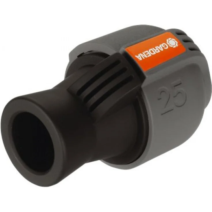 GARDENA Sprinklersystem Verbinder: Verbindungsstück für Rohranschluss und für Direktanschluss an Hausinstallation, 25 mm x 3-4 Zoll-Innenewinde, Quick&Easy Verbindungstechnik (2761-20) Bewässerungszubehör – Bild 1