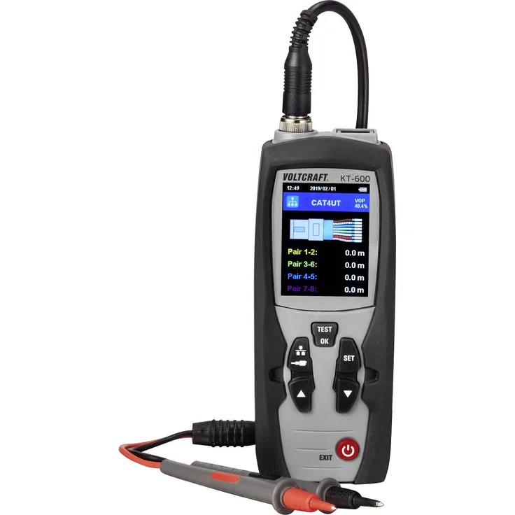 VOLTCRAFT Kabeltester KT-600 Netzwerk