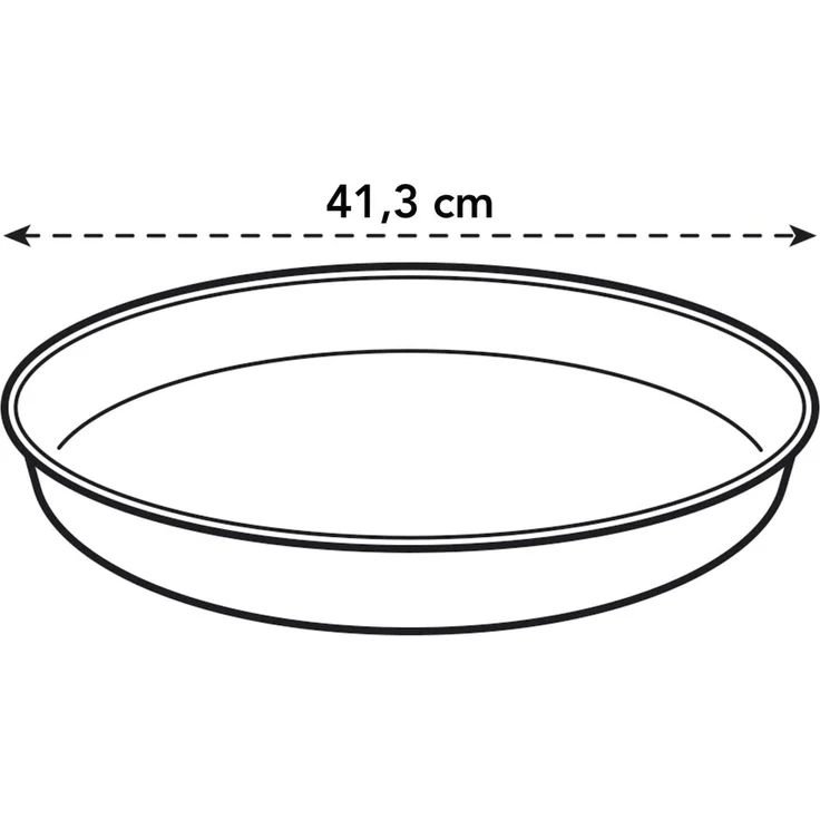 Elho Loft Urban Untersetzer Rund 41 - Anthrazit - Draußen - Ø 41.3 x H 5.1 cm – Bild 2