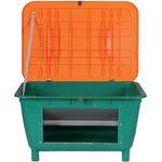 NOW Streugutbehälter 220 L eckig mit Entnahmerutsche