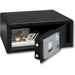 BURG-WÄCHTER Laptoptresor mit elektronischem Zahlenschloss und Fingerscan-Modul, Zur Wandbefestigung, Point P 3 E FS LAP