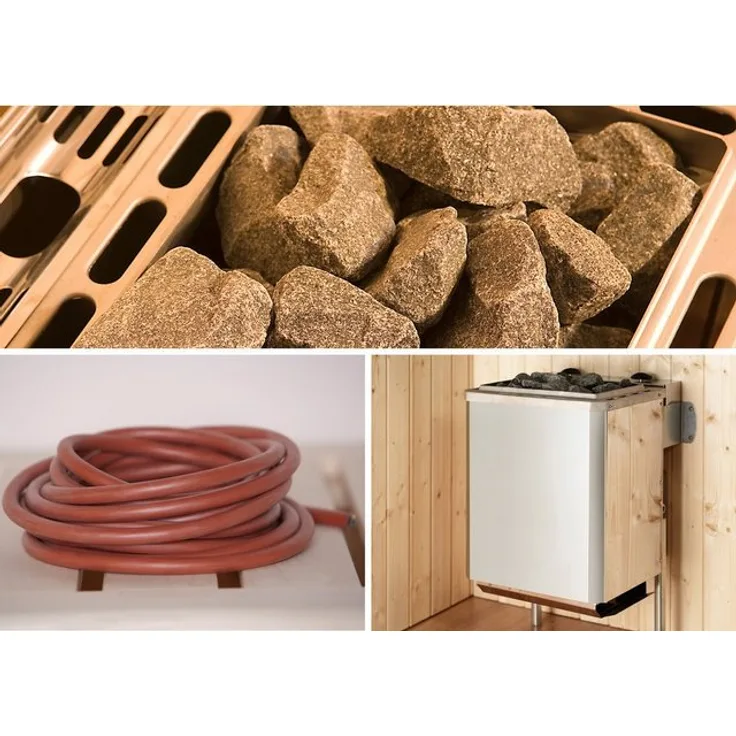 WEKA Set: Saunaofen »Kompakt«, 5,4 kW, integrierte Steuerung, inkl. Zubehör