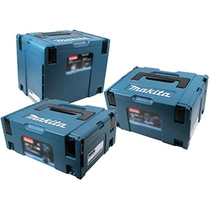 Makita Makpac Set, Makpac Größe 2 plus Größe 3 plus Größe 4 Transportbox und Werkzeugkiste – Bild 1