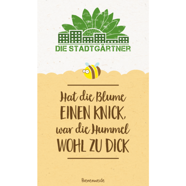 Die Stadtgärtner Saatgrüße Hat die Blumen einen Knick - STADT 03555