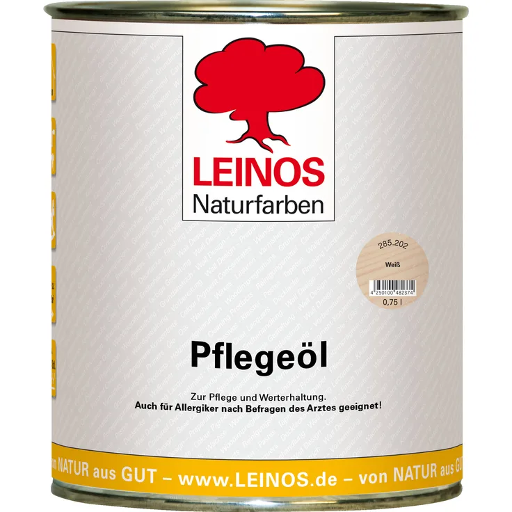 Leinos 286 Pflegeöl 202 Weiß 0,75 Liter