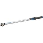 GEDORE Dremaster Drehmomentschlüssel, 3-4 Zoll, 250-850 Nm, Mit Durchsteckvierkant und Stiftsicherung, Stahlrohr, Silber-Schwarz-Blau