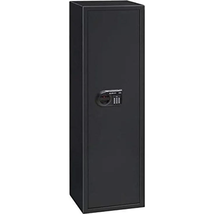 BURG-WÄCHTER Waffenschrank, Ranger N7 E, Elektronische Zahlenschloss SecuTronic, Widerstandsgrad 0, Vorgerichtet für bis zu 7 Langwaffen und zugehöriger Munition, Schwarz