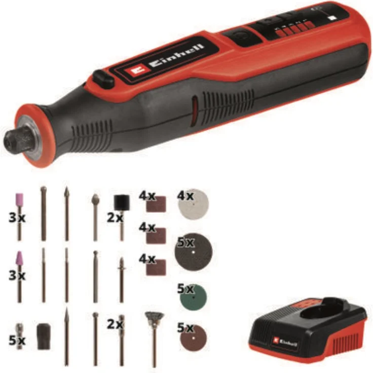Einhell 7,2V Akku-Schleif-/ Gravur-Werkzeug TE-MT 7,2 Li – Bild 1