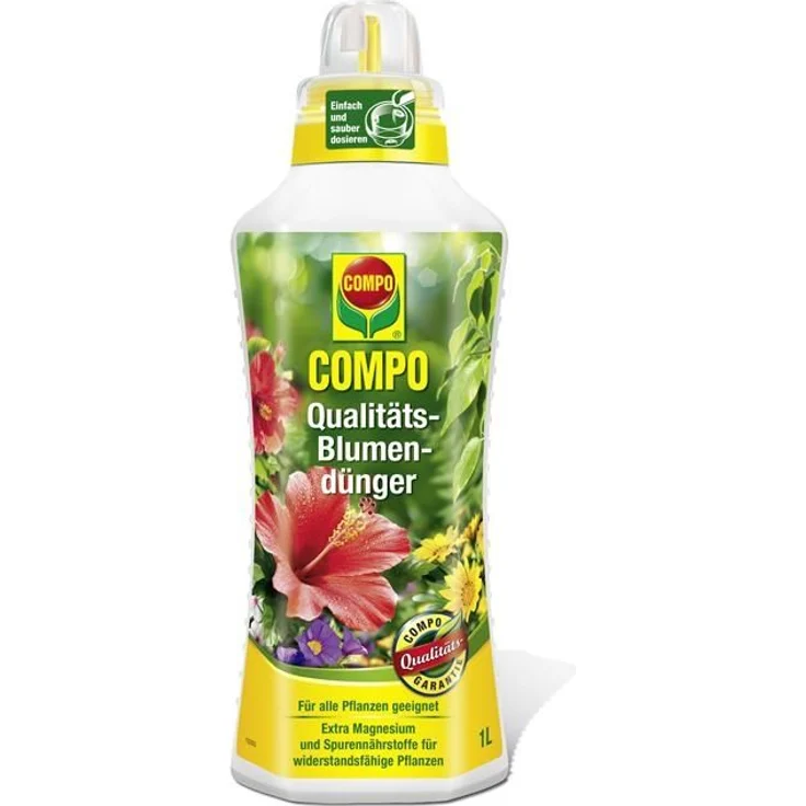 Compo Qualitäts-Blumendünger 1 Liter – Bild 1