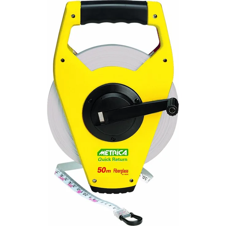 Metrica 40025 Rollen-Maßband mit Schnelleinzug, 50 m