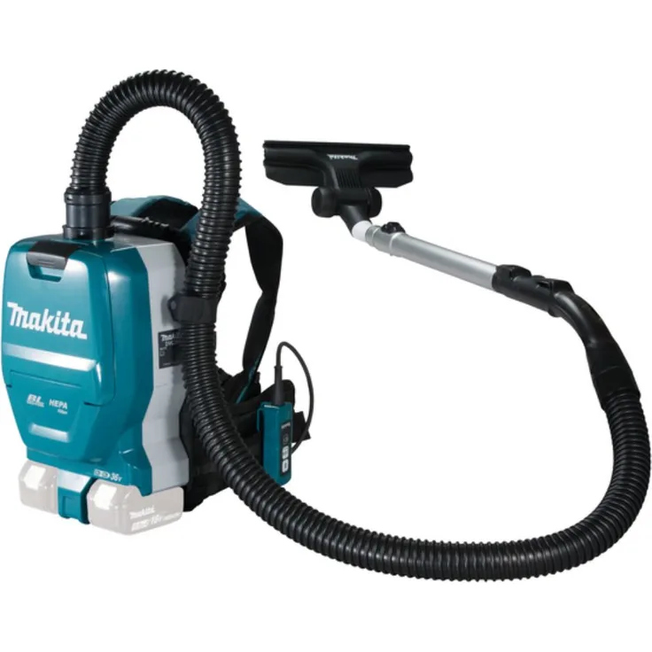 Makita DVC261ZX 15 Akku-Rucksackstaubsauger ---Solo--- ohne Akku und Ladegerät Beutel 2 Liter
