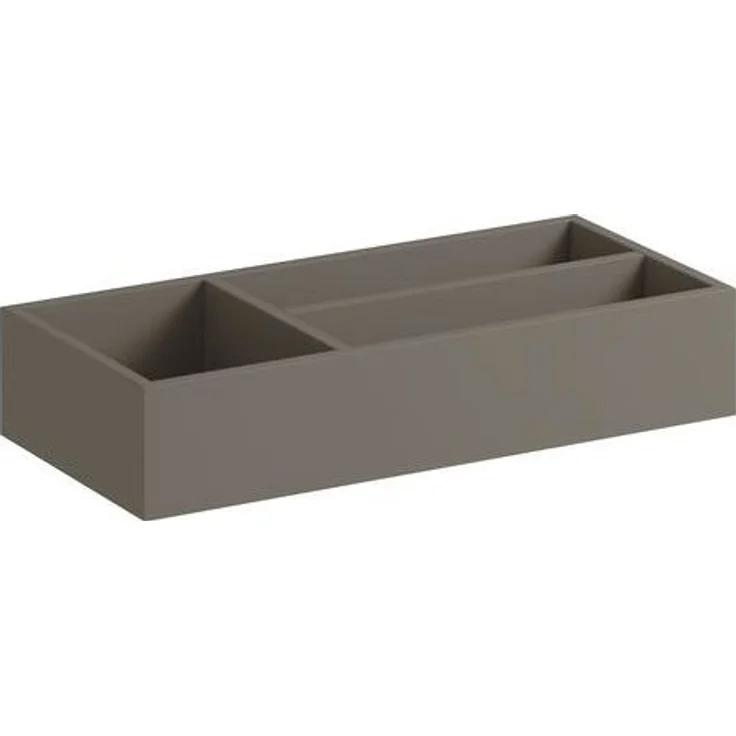 Geberit GE Xeno2 Schubladeneinsatz T-Teilung 32, 3x6, 2x15cm, sculturagrau