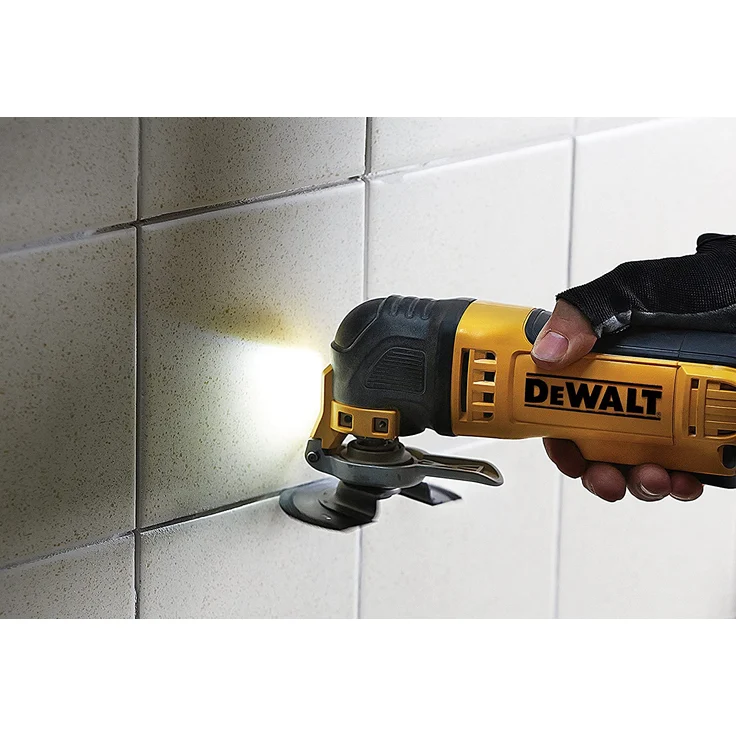 DeWalt Multifunktionswerkzeug Universal DWE315KT - Schleifer, Säge, Spachtel und Universalmesser in einem Gerät Oszillierendes Werkzeug mit Koffer 37-teiliges Werkzeug Set 300W – Bild 2